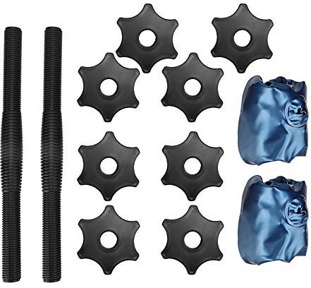 CHEOTIME wassergefülltes Hantel-Set, 2-teilig, verstellbares Hantel-Set, zufällige wassergefüllte Hantel, Damen-Fitness, tragbar, verstellbare wassergefüllte Hantel (Blaue 8–10 kg Hanteln)