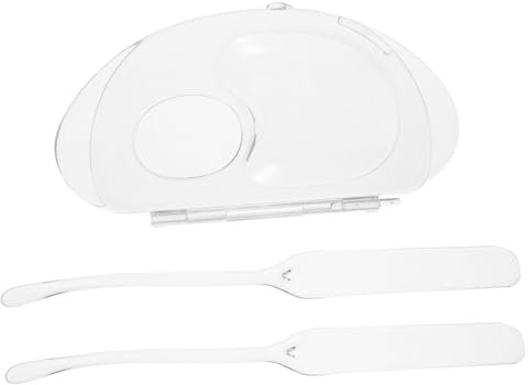 minkissy Makeup Mixing Palette Set Folding Tray Spatula Perfect for Foundation Matching