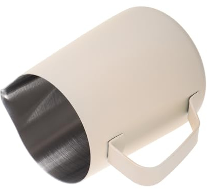 SHINEOFI Bricco Per Latte in Acciaio Resistente Montalatte Per Macchina Per Caffè Espresso Kit Accessori Per Caffè Scaldalatte Portatile Facile Da Pulire