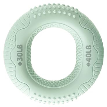 Klaisy Silikongriffstärkerin Hand Stärken Grip Ringe Unterarm Training Finger Krafttraining Expander