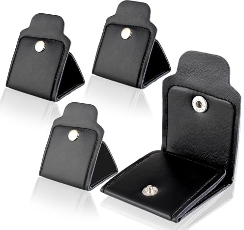CDDCWZ Confezione 4 clip per cintura di sicurezza, regolatore per cintura di sicurezza per auto, clip universale per cintura di sicurezza,regolatore per cintura per rilassare spalle e collo (pulsanti)