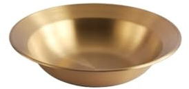 LOVSSU Olla De Acero Inoxidable Plato Redondo Grueso Plato De Verduras Plato De Sopa Plato Hondo Plato De Ensalada De Pasta(Color2-20CM)
