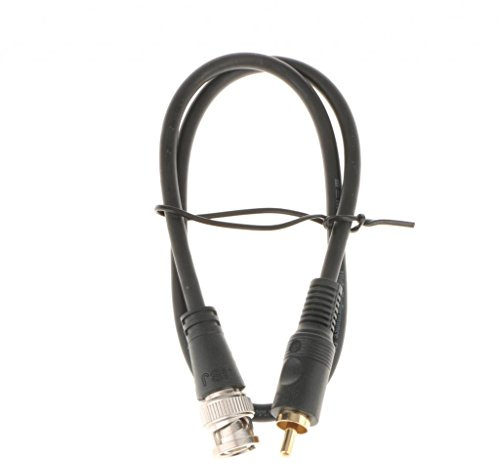 INACMWIH Câble convertisseur BNC mâle vers RCA mâle coaxial RF Jumper BNC RCA 0,5 m