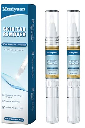 Lápiz removedor de verrugas, kit para eliminar verrugas en cuerpo y manos, apto para todo tipo de piel - Paquete de 2