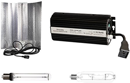 Generic Kit d'éclairage pour plantes 600 W Ballast électronique avec NDL + MH à intensité variable