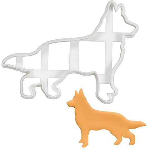 Deutscher Schäferhund Körper Ausstechform, German Shepherd keksausstecher 1 Teil, Bakerlogy