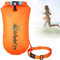 WholeFire 20L Schwimmboje wasserdichte aufblasbare Dry Bag Schwimmtasche für Wassersport, offene Wasserschwimmer, Triathleten, Kajakfahren und Schnorchler