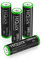 HiQuick AA Rechargeable batteries 2800mAh - High Capacity Performance 4 Counts Rechargeable AA Battery
