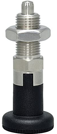 AUZHU PTN - Posicionadores de muelle de acero inoxidable con posición de bloqueo Émbolos de indexación Pasadores de posicionamiento Pasadores elásticos Pasadores de seguridad Pitones de resorte