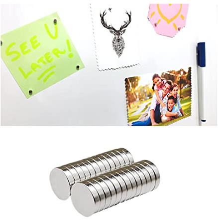 Magnete Neodym Sehr Starke, Kühlschrankmagnet, Magnete für DIY, Basteln, Aufbewahrung und Büro, Magnet für Zuhause, Magnetisches Angeln, Verschiedene Größen, (20, 10x3mm)