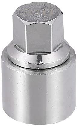 X AUTOHAUX 310 Clé Démontage Antivol Roue 1pc pour Mercedes-Benz Acier | Argenté, Acier Allié, 4.1X2.9Cm, Diamètre Int. 2.4Cm, Résistant, Antirouille, Pour Retirer Vis Antivol