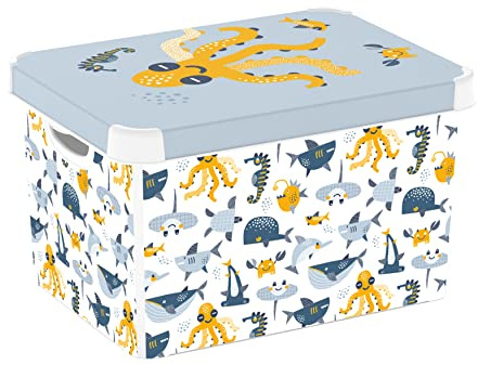 CURVER Stockholm Deco Boîte de rangement Blanc 22 l