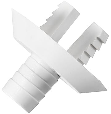 QUARKZMAN 1.1 Plástico Manguera Conexión x 1uds Aire Acondicionador Drenaje Manguera Codo Conexión Reemplazo Piezas para Aire Acondicionador y y Mini Split Unidades, [Blanco]