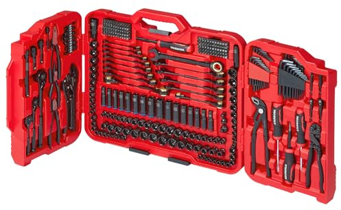 STARWORK True Mechanic™ 312-Piece Mechanics Tool Set and Socket Set, Professional, SAE/Metric