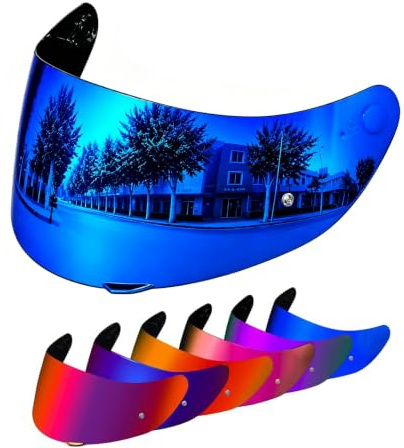 PSLER Visiera per casco K1s, Visiera per casco K1, Visiera tintata K3SV, Scudo facciale di sostituzione per i modelli K1, K1s, K3SV e K5 (Blu Profondo)