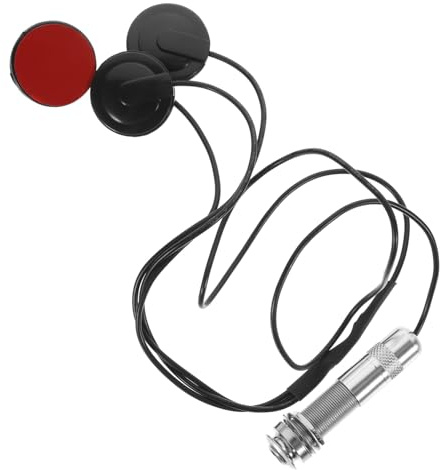 CLISPEED Guzheng Pickup Piezo Tonabnehmer Musikinstrumenten Zubehör Drei Vibrationssensoren Lautstärkeregelung Rauscharm Ersatz für Guzheng Banjo Ukulele Gitarre