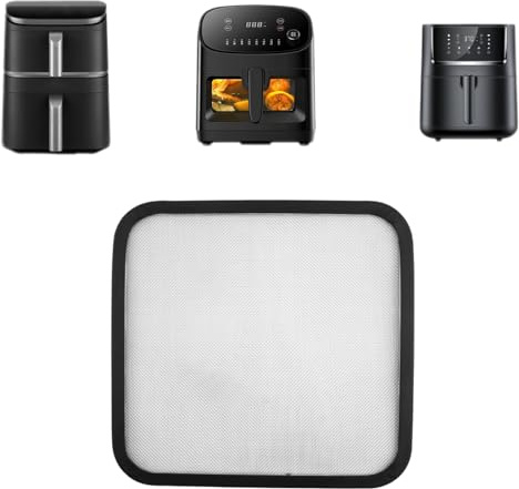 Grille Anti Eclaboussure pour AirFryer Cosori 5,5–6,2 L, Couvercle Anti Projection pour Philips 3000/5000 Serie (HD9270/90 & HD9285/90), Protection pour Turbo Tower Pro Smart 10,8L 22x21x0,5cm