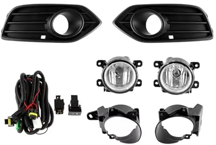 Foglight Auto Lamp For HRV 2019 2020 2021 Car Fog Lights Assembly Front Bumper Driving Fog Lamp With Bezel Harness Car Accessories