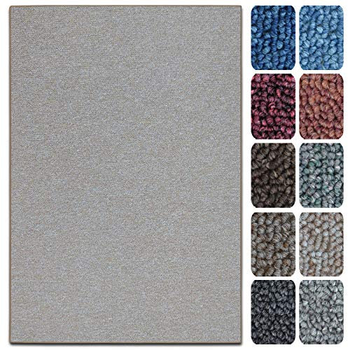 casa pura Teppich London | viele Größen | pflegeleichter Flacher Schlingenflor | Flurteppich, Wohnzimmerteppich, Küchenteppich, Schlafzimmerteppich (Beige - 200x300 cm)