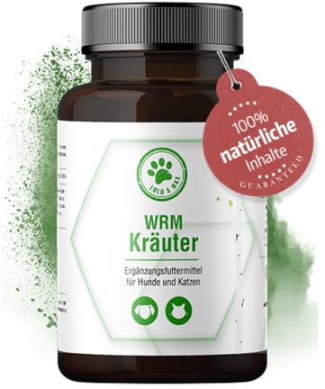 Lolo & Max - WRM Kräuter - bei Einer Wurmkur für Hund und Katze - Für 8 WRM-Kuren - 50g - 100% natürlich