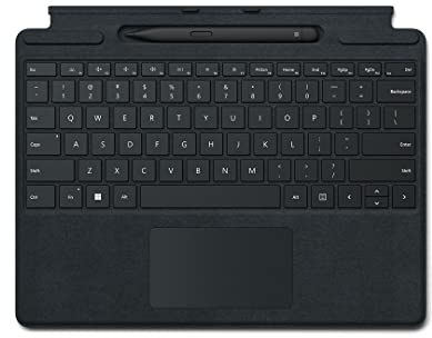 Microsoft Surface Pro 8/X Cover Alcantara + Pen - Black