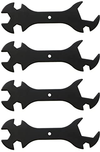 ECSiNG 4PCS 3D Printer DIY Wrenches 5 in 1 Multifunction Metal Flat Spanner Kit 3D Printer Parts Tools Accessories for V6 MK8 MK10 Nozzle Heater Block