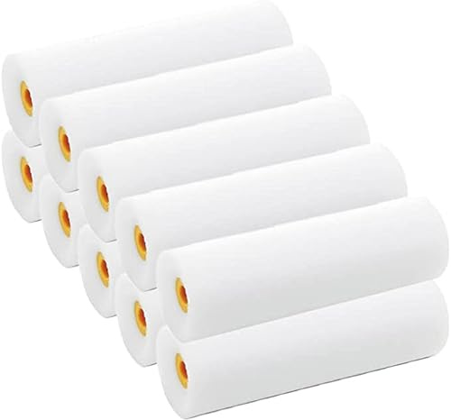 varivendo Skumrulle, superfin, rak 5 cm, 10 färgrullar lackrullar lackeringsrulle