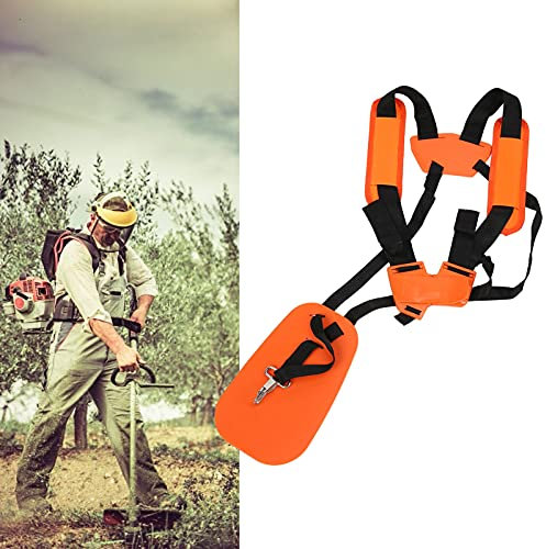 FOLOSAFENAR Bandoulière pour débroussailleuse, fabriquée en Nylon Haute compatibilité, Ceinture de Harnais pour Coupe Herbe, pour débroussailleuse