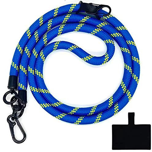 HIRANE Thick Rope Cell Phone Lanyard Spacer, Anti Theft Phone Strap, Adjustable Crossbody Phone Strap, Universal Crossbody Patch Phone Lanyards, for All Smartphone (32)