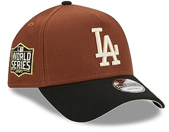 New Era MLB Harvest Cap Baseball Sidepatch Snapback Teamlogo A-Frame Kappe Basecap braun schwarz