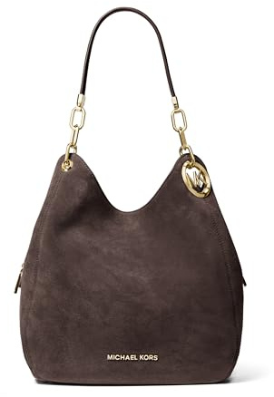 Michael Kors Große Lillie-Schultertasche aus Wildleder