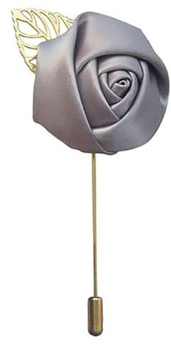 Handgelenk-Ansteckblume, Boutonniere, Handgelenk-Blume, Bräutigam-Ansteckblume, 1 Stück, Herren-Ansteckblume, Bräutigam-Anstecker, Ansteckblume, Brosche, künstliche Seidenblume