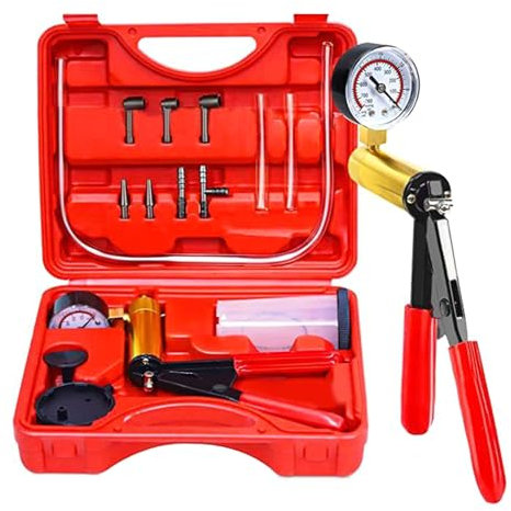 Mocoocouture Kit manuale di sfiato dei freni, tester per vuoto, strumento per lo sfiato dei freni, per auto