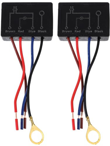 Angoily 2 Pcs Touch Lamp Module 3 Way Touch Lamp Switch Sensor Replacement Control Module for Incandescent Dimmable Led Bulbs