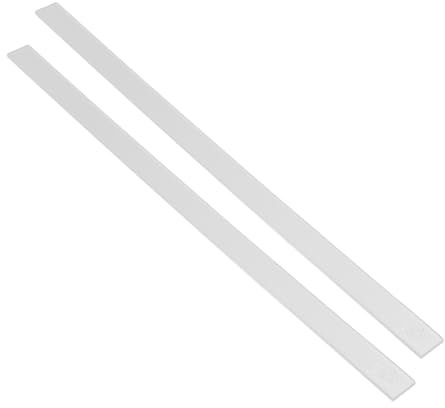 IMIKEYA 2pcs Acrylic Cookie Thickness Ruler for Pastry Baking Measuring Dough Tool Rolling Pin Guide for Even Cookies Pies