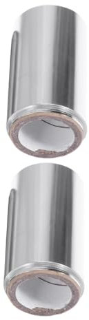 TOVINANNA 2 Rollen Haarfärbefolie Aluminiumfolie Mit Abrissperforation Thermobeständig Vielseitig Für Friseursalon Und Nagelstudio