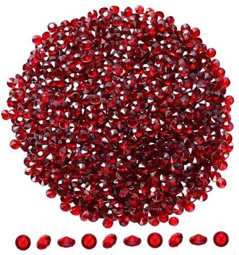 Gatuida 2000stücke Acrylkristalle Transparent Für Tischdeko Brautparty Vasenfüller Bastelkristalle Kristallspitzen Kristallaccessoires Bastelstrasssteine