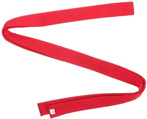 MUSISALY Cinturón de Algodón para Artes Marciales Transpirable y Resistente Cintura para Karate y Taekwondo Longitud Color Rojo Unisex Cómodo y Duradero
