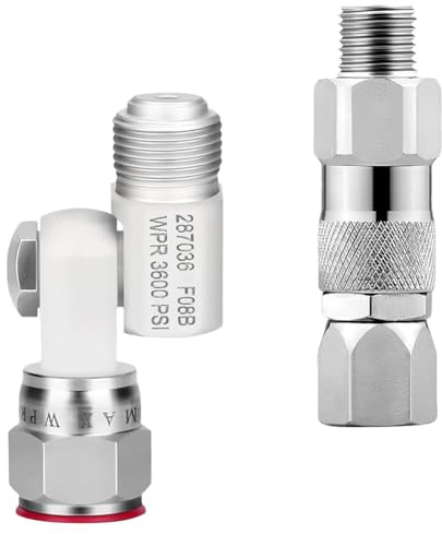 Ounfhtrttk Junta Giratoria de Pintura Sin Aire 287036 Compatible con Rosca 235486 de 7/8 Pulgadas, Rotación de 180 Grados, Diseño de Fácil Limpieza