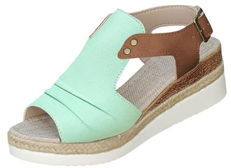 Generico Sandali Trekking Donna Elegante Casuale Sandalo Da Vacanza Ciabatte Da Citt Senza Tacco Scarpe Sandali Eleganti Donna