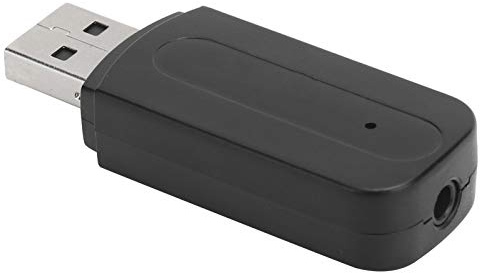 Yanmis Ricevitore Wireless con Dongle USB, Adattatore 5.0 per Altoparlante AUX, Ricevitore Musicale Bluetooth per Home Theater, Portata 10 M A2DP AVRCP