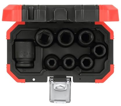 GEDORE red Kraftschrauber-Steckschlüssel-Satz 1/2' 8-teilig/Schlüsselweiten: 10-24 mm