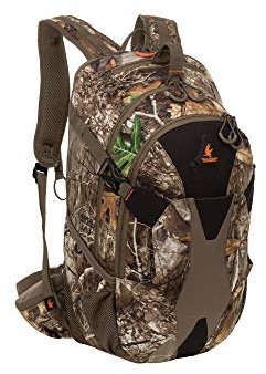Timber Hawk Big Basin Camouflage Hunting Day Pack Backpack with Quiet Cloth Technology (Realtree Edge Camo)