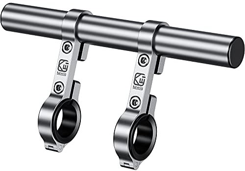 BRCOVAN Estensioni per manubrio in lega di alluminio, supporto a morsetto doppio, adatto da 2,2 cm a 3,2 cm