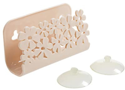 Zerodeko Porta Spugne per Lavello con Ventose per Spugne per Piatti Porta Spugne per Lavello da Cucina per Spugne E Saponi Beige