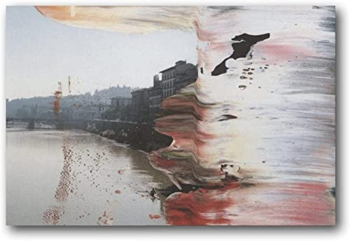 XCPORA Berühmte Gerhard Richter Poster Abstrakte Wandkunst Gerhard Richter Drucke Gerhard Richter Leinwand Malerei für Home Wanddekoration Bild 50x70cm Kein Rahmen