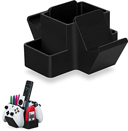 BRAINWAVZ Dual-Game-Controller, TV-Fernbedienung und stationäre Aufbewahrung, Desktop-Organizer, universelles Design für Xbox One, PS5, PS4, PC-Gamepads, reduziert Unordnung (D03)