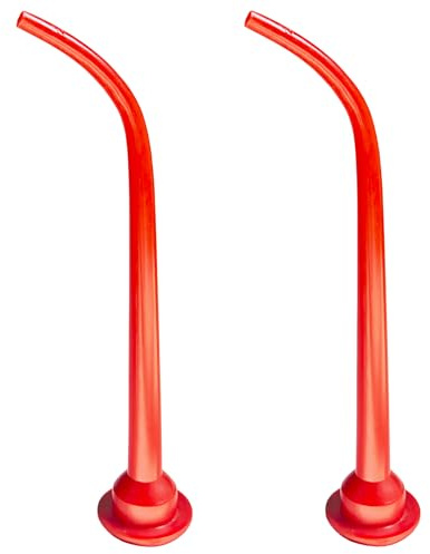 ANZHUO 2 PCS Caulking nozzles for Sausage caulking Gun,10.6 inch | Red, used for sealing seams installing glass doors and windows tiles kitchenware advertisements