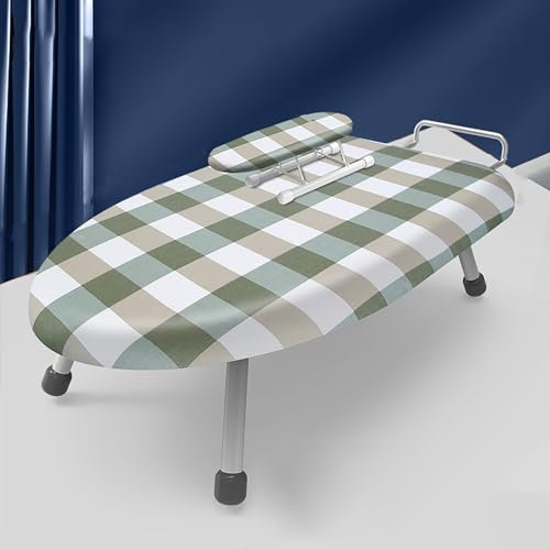 Platzsparende kleine Bügelbrett-Tischplatte, Desktop-Bügelbrett, klappbare Bügeltischplatte mit Bügeleisenständer – Reise-Bügelbrett, geeignet für den Einsatz zu Hause auf Reisen ( Color : A , Size :