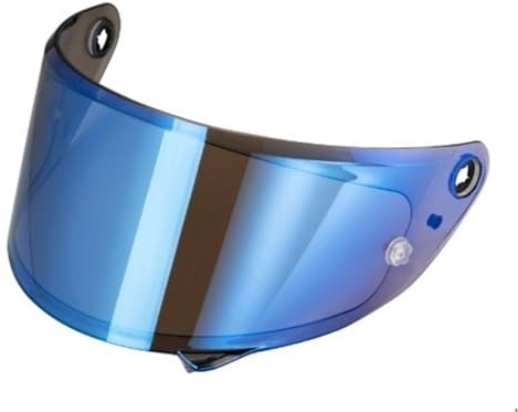 HJC HJ-37 - Visière pour casque de moto RPHA 91 - Bleue avec miroir